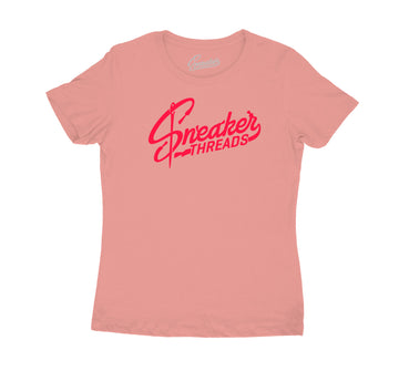 Womens Rust Pink Shirt - ST Logo - Pink