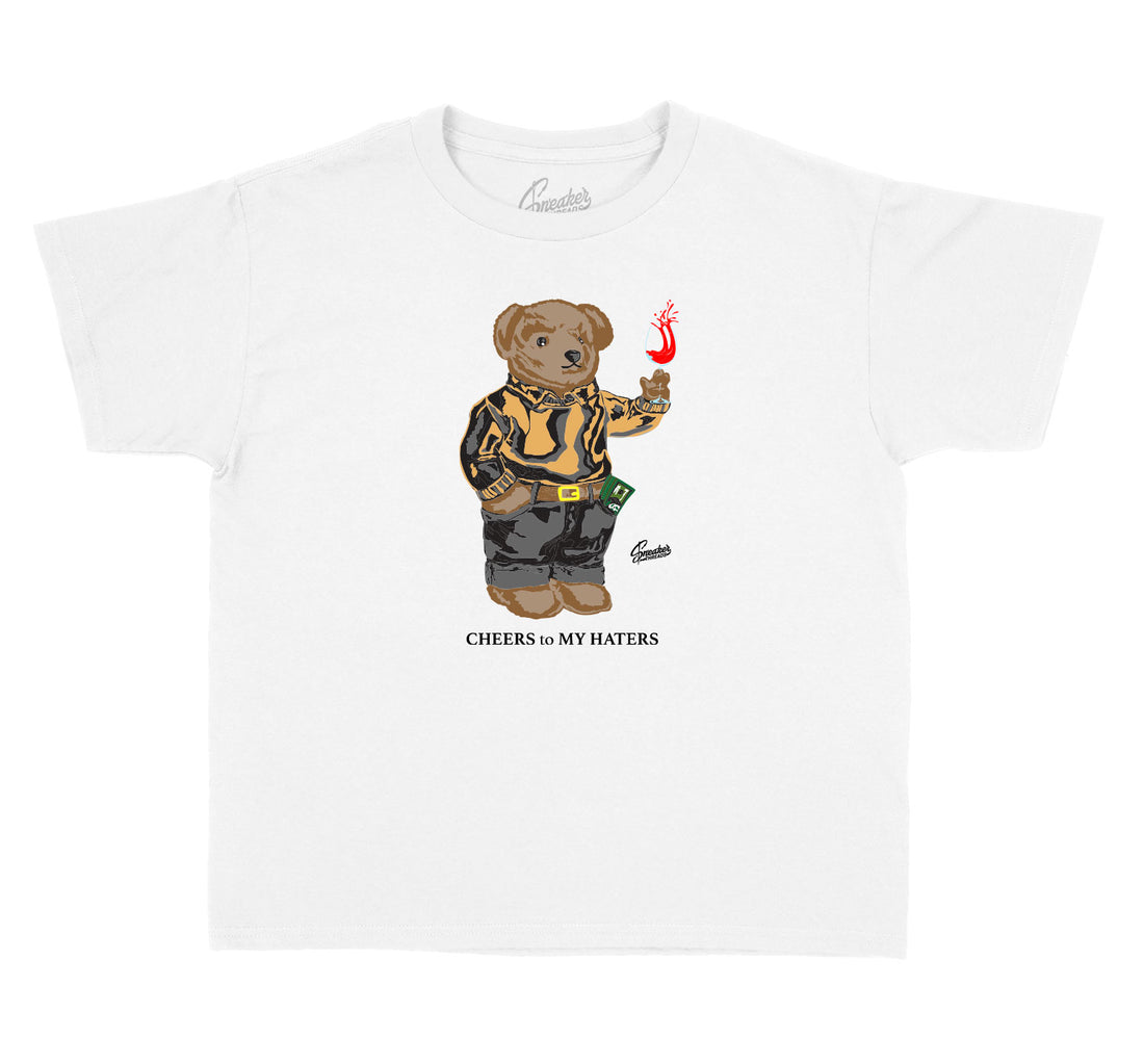 T shirt for kids matching the yeezy 380 mist sneaker collection 