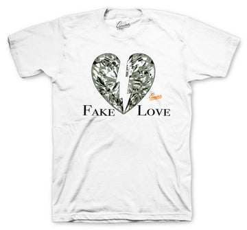 Retro 1 Seafoam Shirt - Love - White