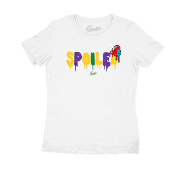 female shirts made to match the 13 Jordans playground sneaker