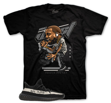 Core White Shirt - Touch The Sky - Black