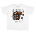 Kids shirts match Jordan 11 cool grey shoes. Boys Retro 11 cool grey