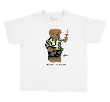 Yeshaya yeezy sneaker collection has matching kids shirt collection
