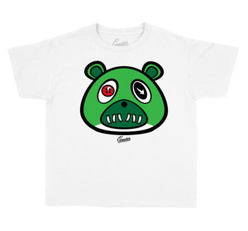 Kids Lucky Green 1 Shirt - ST Bear - White