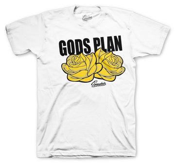 Retro 11 Citrus Shirt - Gods Plan - White