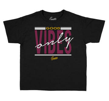 Kids Singles Day 6 Shirt - Good Vibes Only - Black