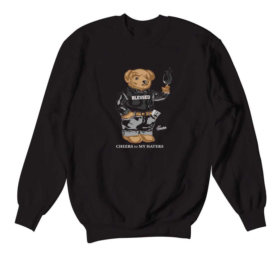 crewneck sweaters designed to match the Jordan 4 Olivia Kim pony hair sneakers
