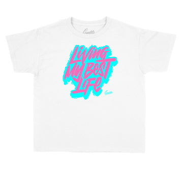 Sneaker collection Jordan 13 aurora green sneaker collection matches kids tees