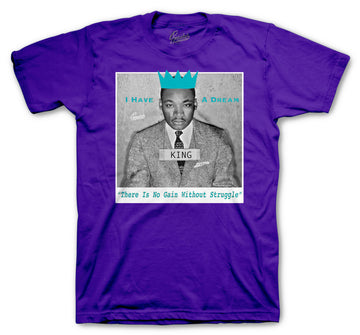 T shirt collection matches with the Jordan 5 purple grape sneakers