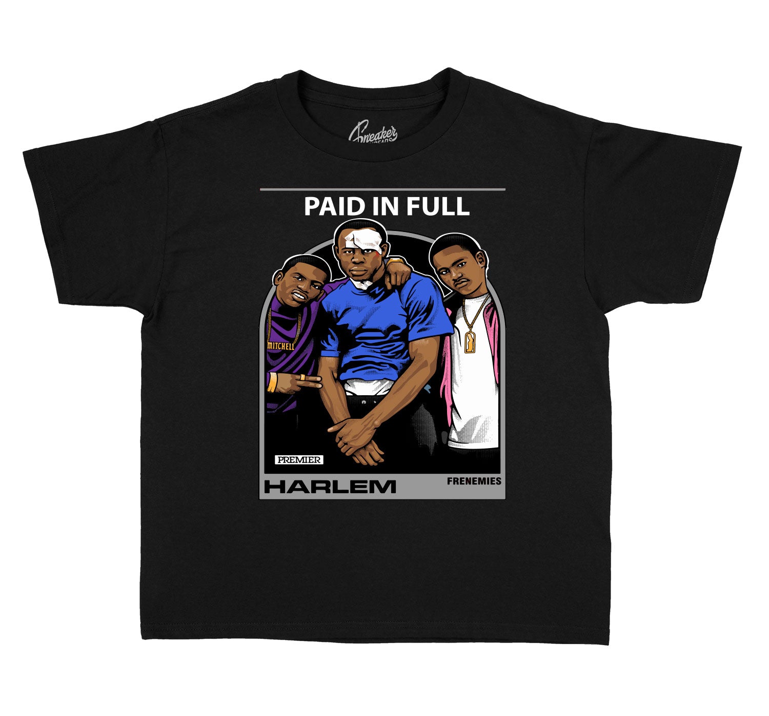 Foamposite Gradient soles matching kids t shirts