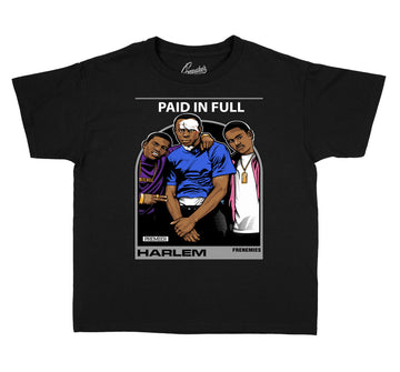 Foamposite Gradient soles matching kids t shirts