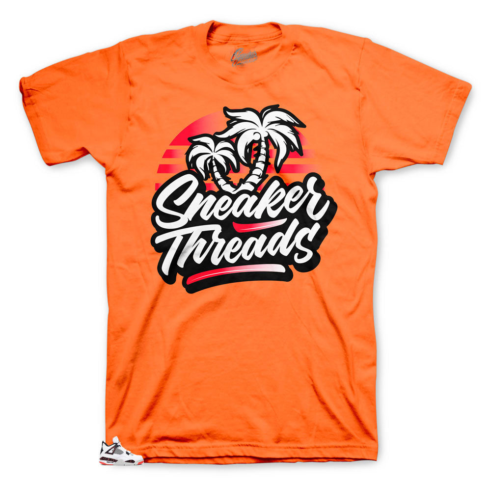 Sneaker threads online collection to match bright Crimson 4's