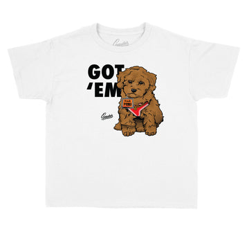 Toddlers shirt collection matches sneaker fire red 5s