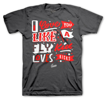 Jordan 12 Grey Love Kicks fresh shirt