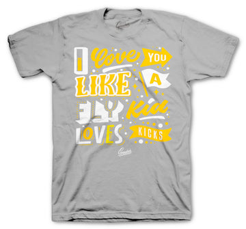 Laser Orange Jordan 3 sneaker collection matches with kids tees