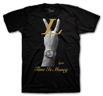 Retro 6 DMP Shirt - Time Is Money - Black