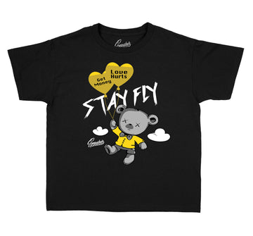 Laser Orange 3s matching kids  shirts