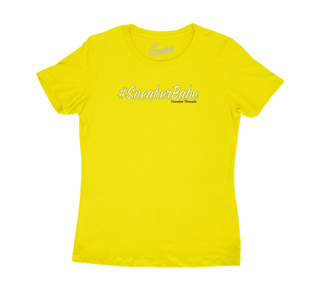 womens t shirt collection matching the Jordan 6 citron tint shoes