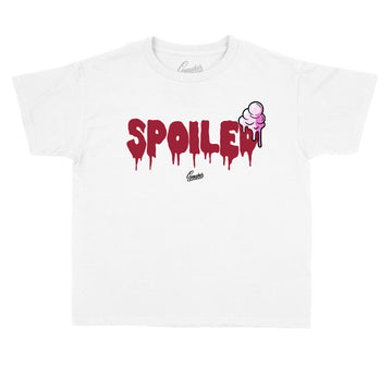 Kids Pink Foam 5 Shirt - Spoiled - White