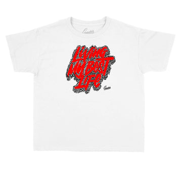 Jordan 3 Cement white custom shirts to match for kids