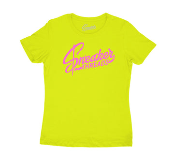 Jordan 4 Lemon Venom sneaker collection matching with womens t shirt collection