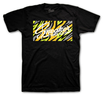 Jordan 1 Vol Gold sneaker matches with mens t shirt collection