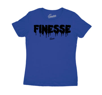Black Hyper Royal Jordan 13 sneaker collection goes with ladies t shirts