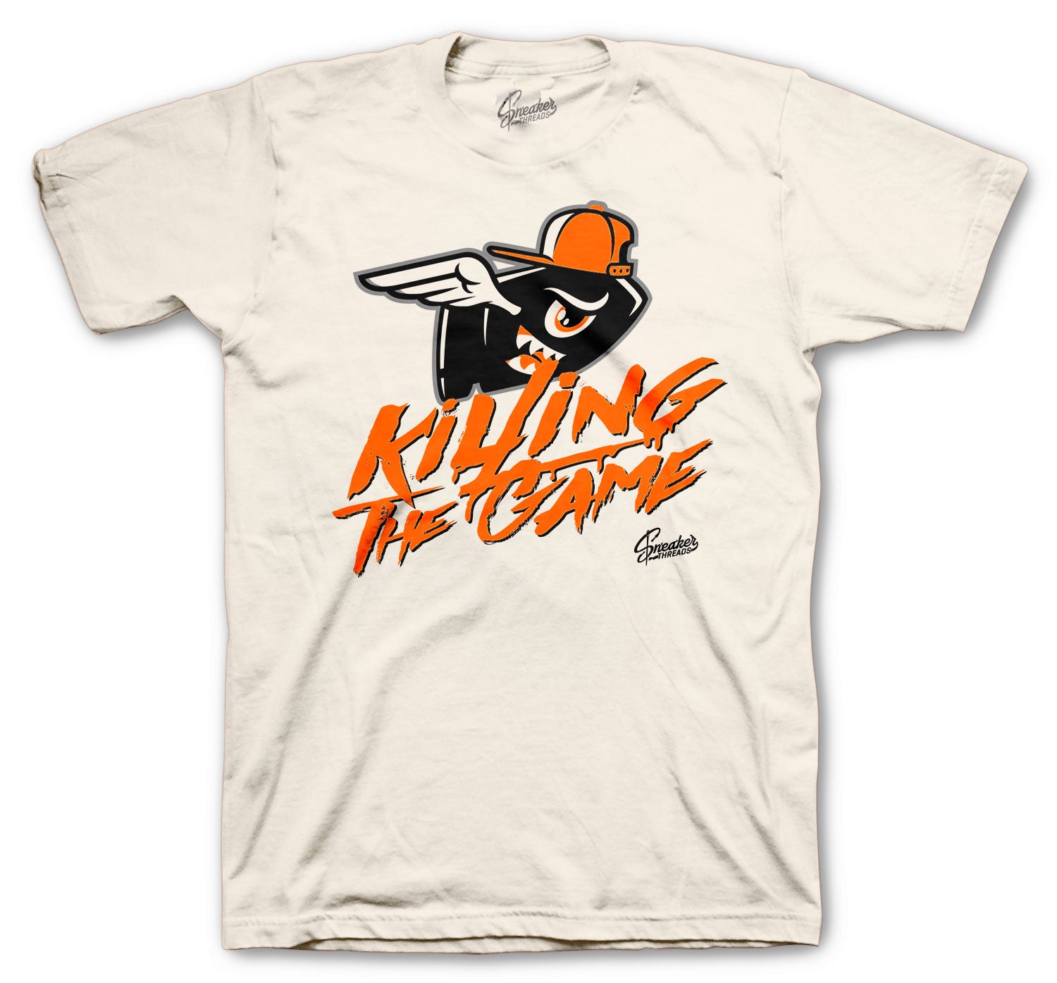 Retro 5 Orange Blaze Shirt - Killing The Game - Natural