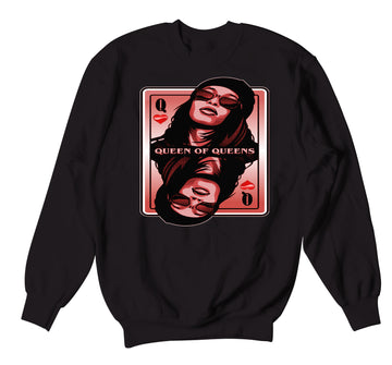 Retro 6 Carmine Sweater - Queens - Black