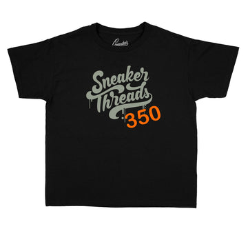 Sneaker collection yeezy 350 boost matching children clothing