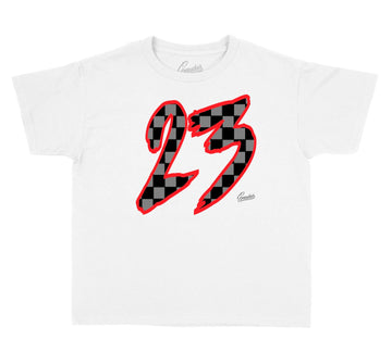 Jordan 12 Dark Grey Kids shirt collection to match perfect