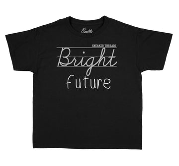 Silver Toe Jordan 1 sneaker to go with kids t shirts