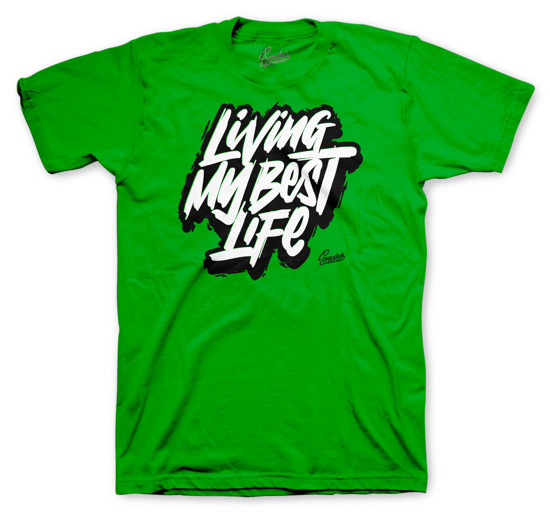 t shirt collection has matching pine green Jordan 1 sneaker collection