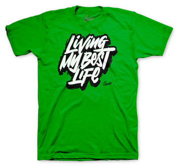 t shirt collection has matching pine green Jordan 1 sneaker collection