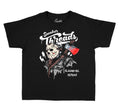 Kids Jordan retro 4 red thunder  shirt to match perfect Thunder 4s