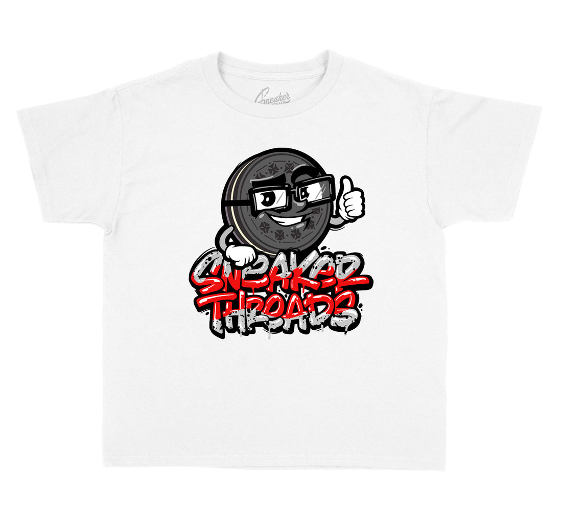 Tech Grey Jordan 4 sneaker collection matches kids t shirt collection