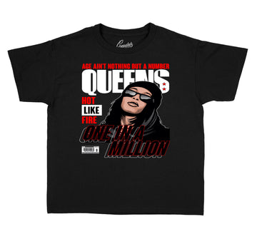 T shirt collection for boys to match Jordan 12 flu game sneaker collection