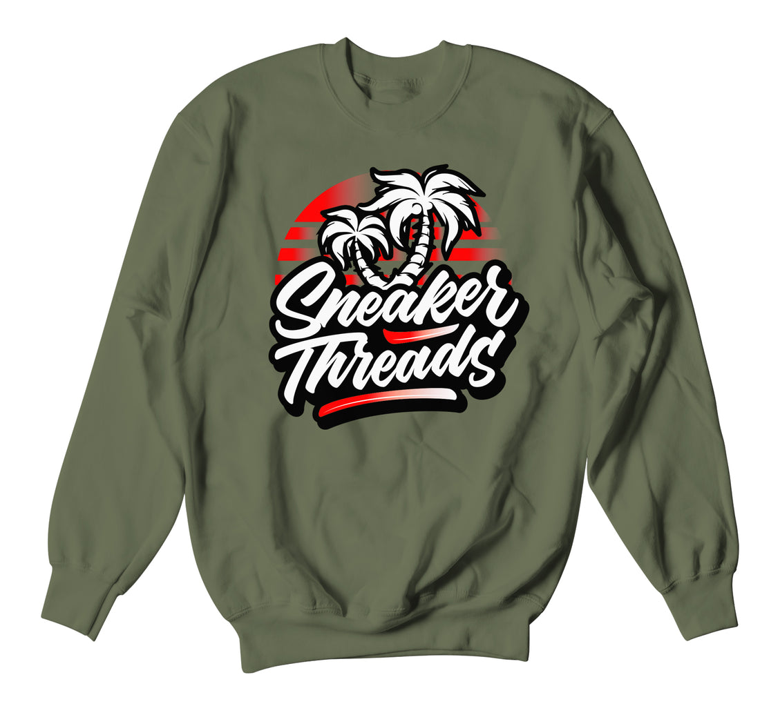 Jordan 6 travis cottonmouths sweaters match retro 6s shoes perfectly.