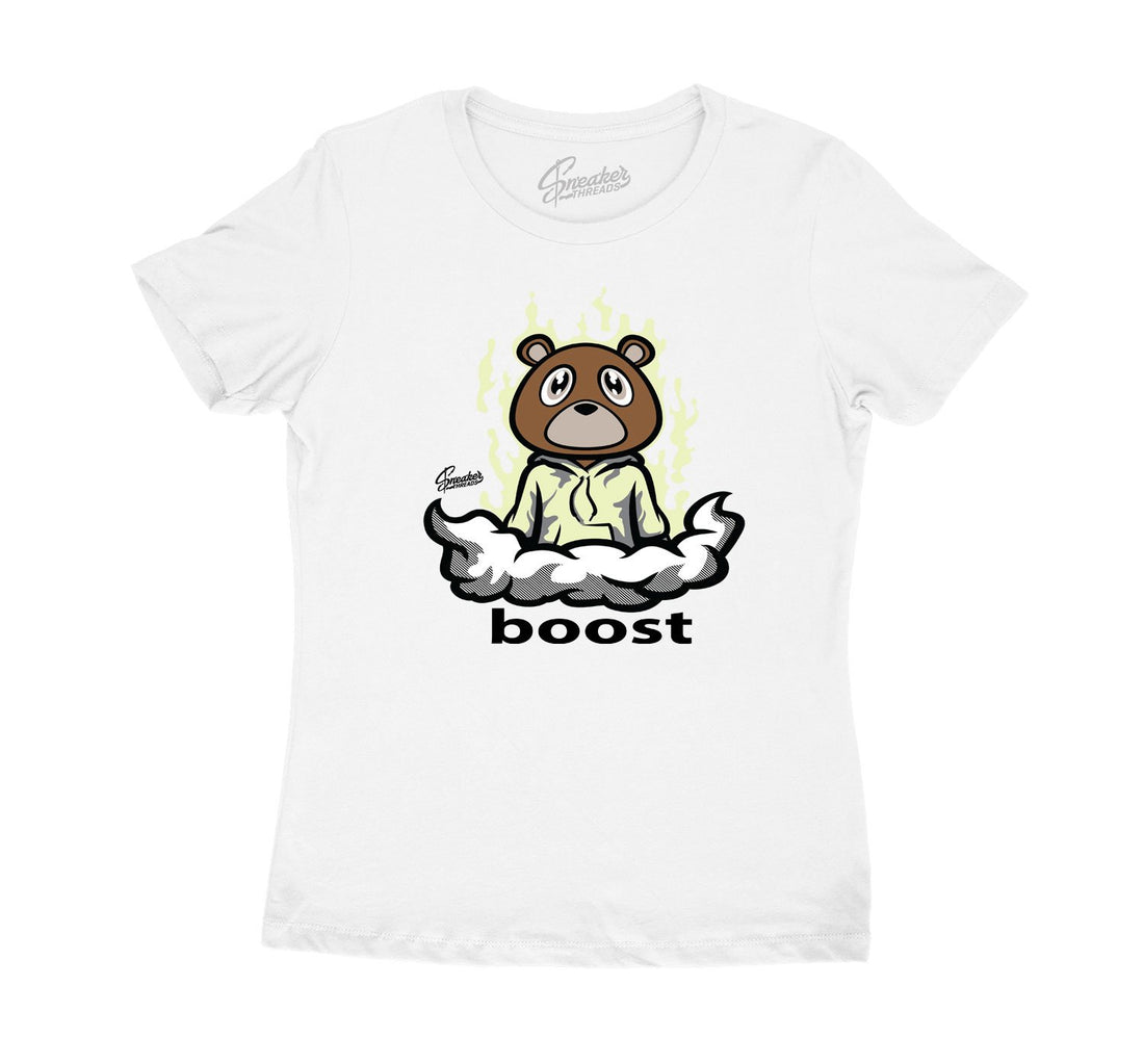 Yeezy Yeshaya sneakers that match with womens tees