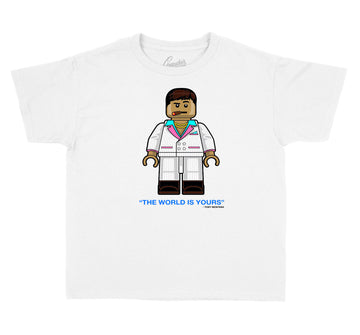 Kids Aurora Green 13 Shirt - Tony Bic - White