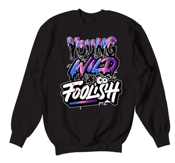 Sweaters designed to match the foamposite gradient sole collection