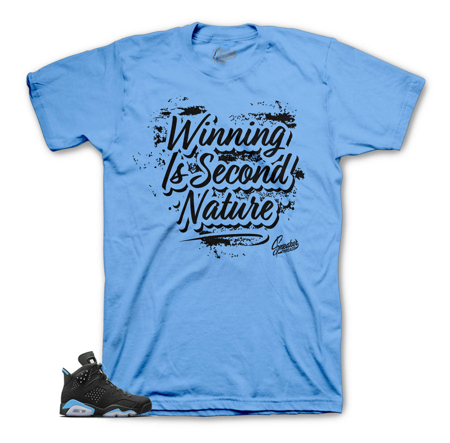 Jordan 6 UNC tees match | second nature sneaker tee