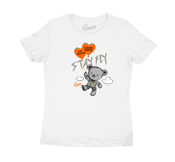 Womens Desert Sage 350 Shirt - Money Over Love - White
