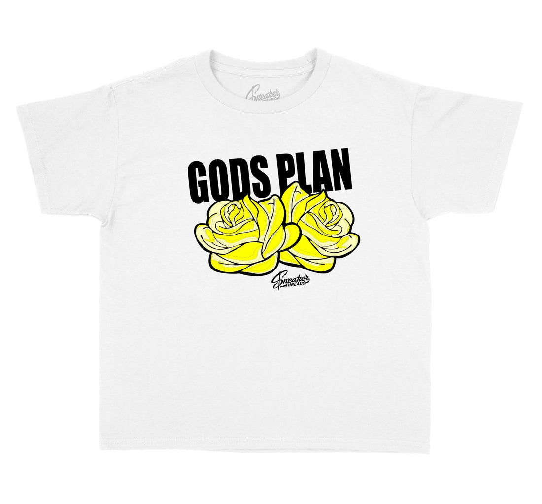 Jordan 6 citron tint kids tees match retro 6 dynamic yellow.