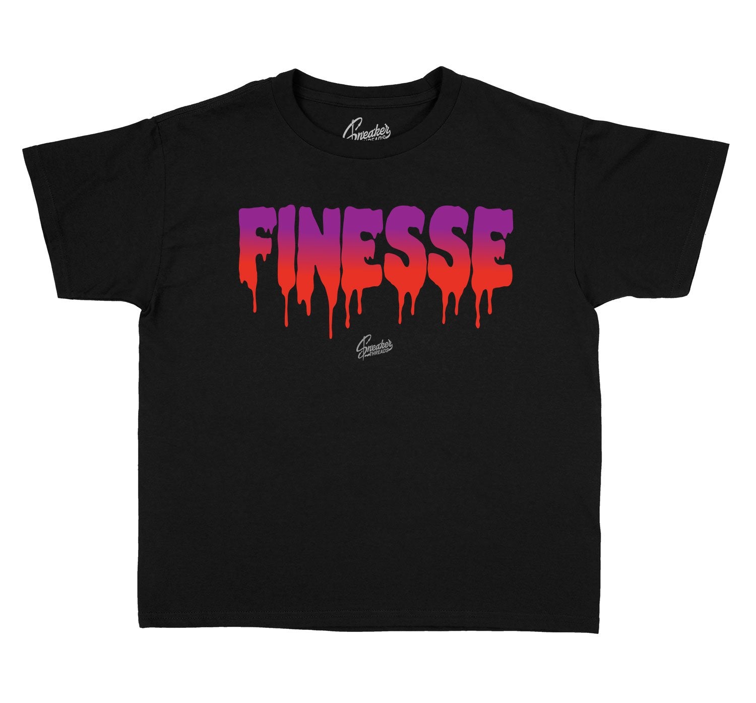 kid shirt collection created to match the Jordan 7 black gloss collection