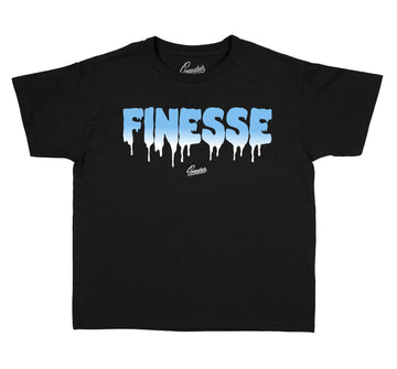 Jordan 9 University Blue kids tee collection