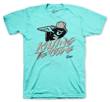 Shirt collection to kill the game with Jordan 13 Island green