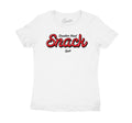 Jordan 9 retro gym red sneakers have matching ladies tees