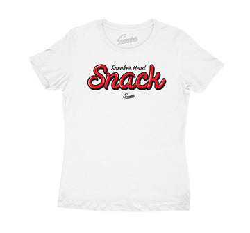 Jordan 9 retro gym red sneakers have matching ladies tees