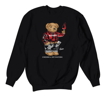Sweaters designed to match the Jordan 9 retro gym reds